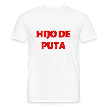 Spanisch Sprache Spruch - Männer T-Shirt - Weiß - Vorne - AI Model Male 178 dark (178cm)
