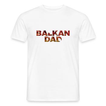 Balkan, Bosnien, Serbien, Kroatien, Jugoslawien, Mazedonien - Männer T-Shirt - Weiß - Vorne - AI Model Male 178 dark (178cm)