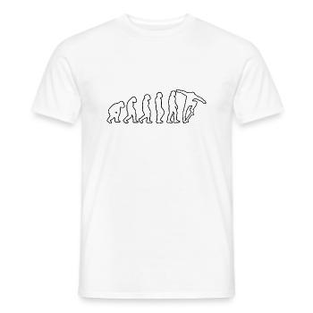 Skateboard Skating Skateboarding Skater Skate Fan - Men's T-Shirt - white - Front - AI Model Male 178 dark (178cm)