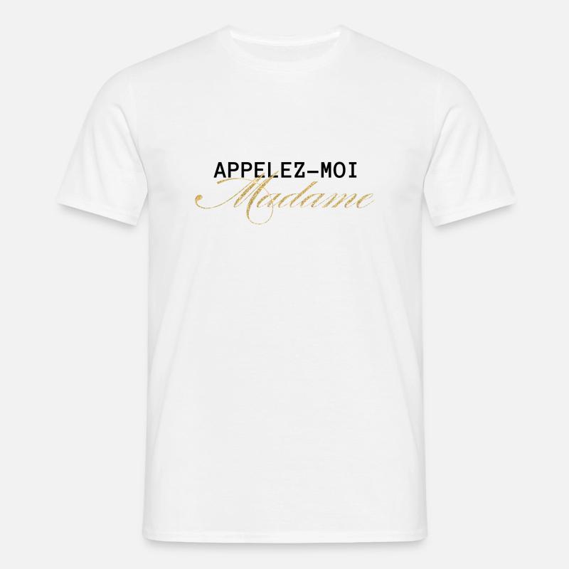 Call Me Mrs. Gold- Bride-to-be - Men's T-Shirt - white