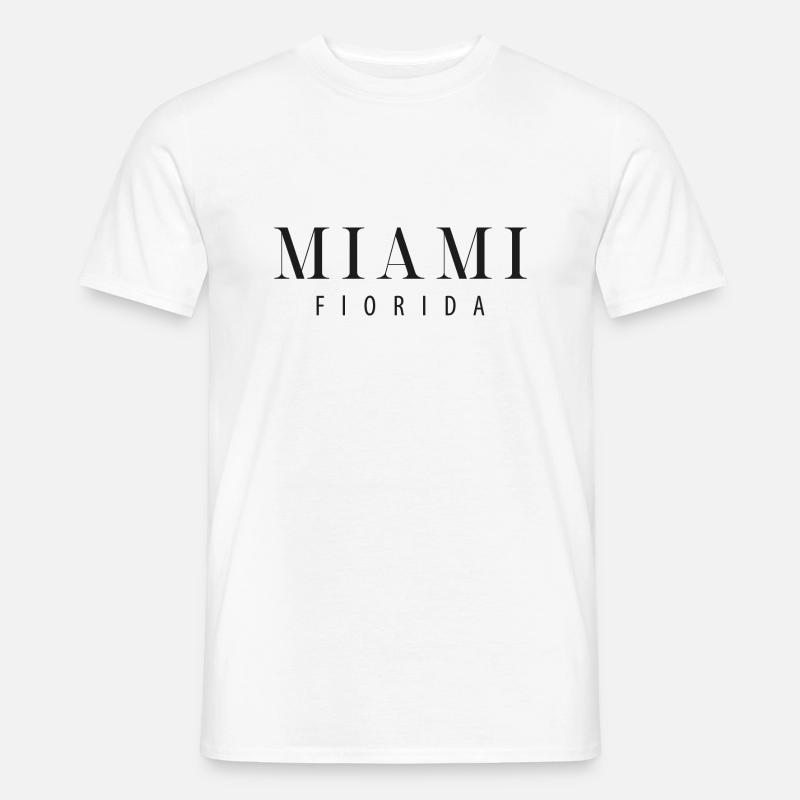 Miami - Florida - Männer T-Shirt - Weiß