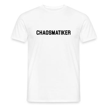 Chaosmatique - T-shirt homme - blanc - Devant - AI Model Male 178 dark (178cm)