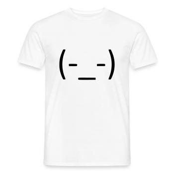 Just keep calm! 😑 - Men's T-Shirt - white - Front - AI Model Male 178 dark (178cm)