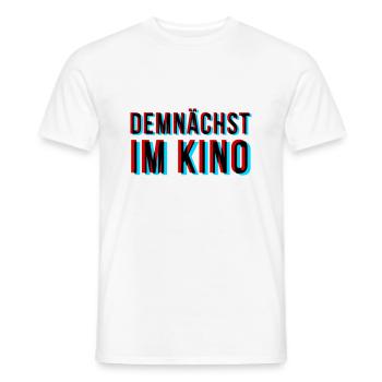 Demnächst im Kino - Männer T-Shirt - Weiß - Vorne - AI Model Male 178 dark (178cm)