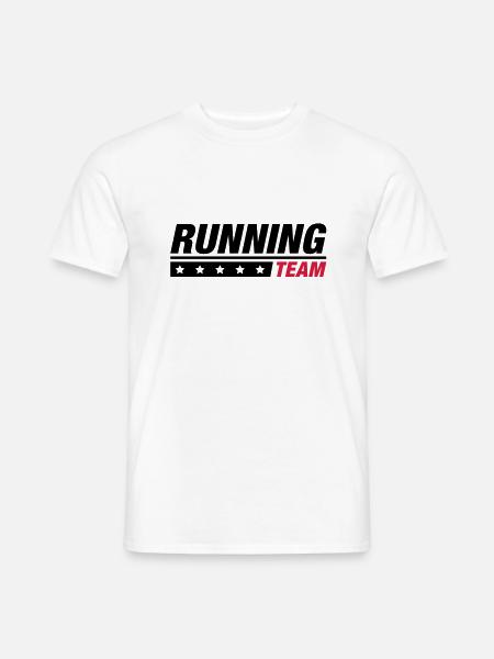 running_team_qa2 - Men's T-Shirt - white