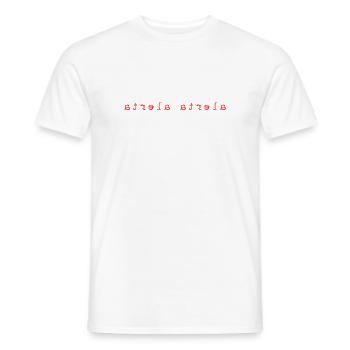 ALERTA ALERTA - T-shirt homme - blanc - Devant - AI Model Male 178 dark (178cm)