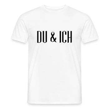 DU & ICH - Designer - Männer T-Shirt - Weiß - Vorne - AI Model Male 178 dark (178cm)