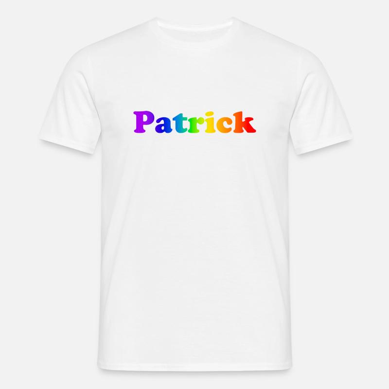 Patrick - Männer T-Shirt - Weiß