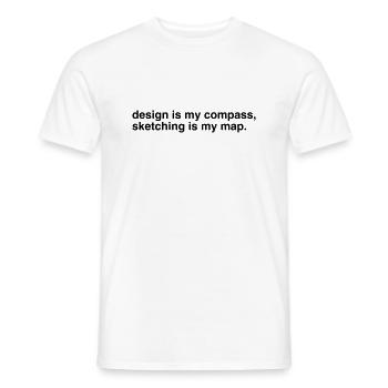 26082023 Designer 009 Kopie - Männer T-Shirt - Weiß - Vorne - AI Model Male 178 dark (178cm)