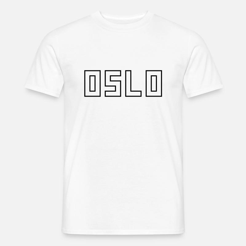 Oslo - Männer T-Shirt - Weiß
