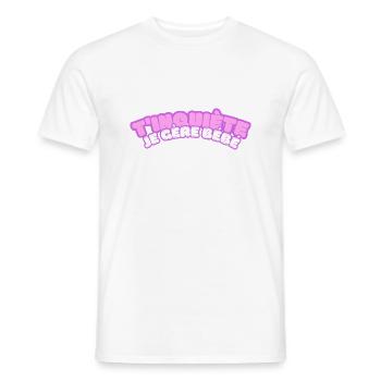 Don't worry, I'm handling baby - colorfull french type - Men's T-Shirt - white - Front - AI Model Male 178 dark (178cm)