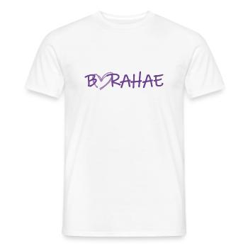 Love - Borahae - Men's T-Shirt - white - Front - AI Model Male 178 dark (178cm)