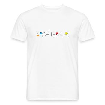Architektur Bauhaus Style - Männer T-Shirt - Weiß - Vorne - AI Model Male 178 dark (178cm)