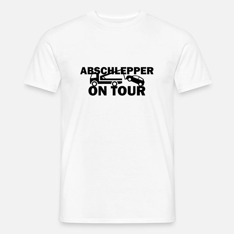 Abschlepper Abschleppdienst Pannenhilfe Beruf - Männer T-Shirt - Weiß