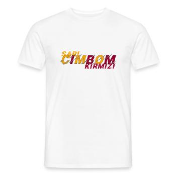 Cimbom - Männer T-Shirt - Weiß - Vorne - AI Model Male 178 dark (178cm)