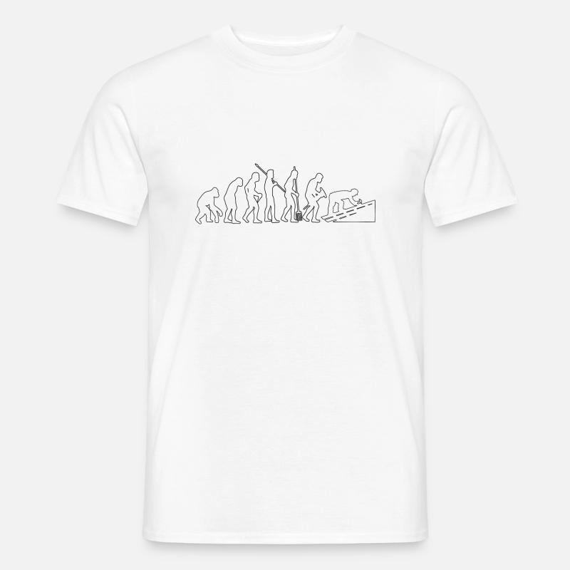 Roofer Evolution Craft Maître Couvreur - T-shirt homme - blanc