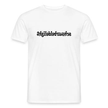 Schwurbeldelight Spiegel - Männer T-Shirt - Weiß - Vorne - AI Model Male 178 dark (178cm)