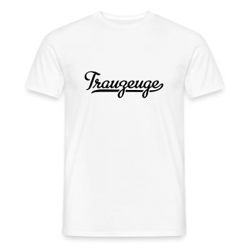 Trauzeuge - Männer T-Shirt - Weiß - Vorne - AI Model Male 178 dark (178cm)