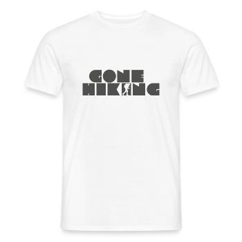 Randonnée - T-shirt homme - blanc - Devant - AI Model Male 178 dark (178cm)