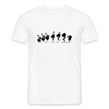 Squat Clean - T-shirt homme - blanc - Devant - AI Model Male 178 dark (178cm)