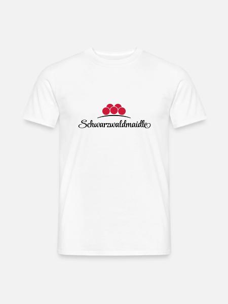 Schwarzwaldmaidle - Männer T-Shirt - Weiß