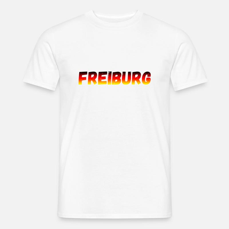 Freiburg - Männer T-Shirt - Weiß