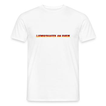 Ludwigshafen am Rhein - Männer T-Shirt - Weiß - Vorne - AI Model Male 178 dark (178cm)