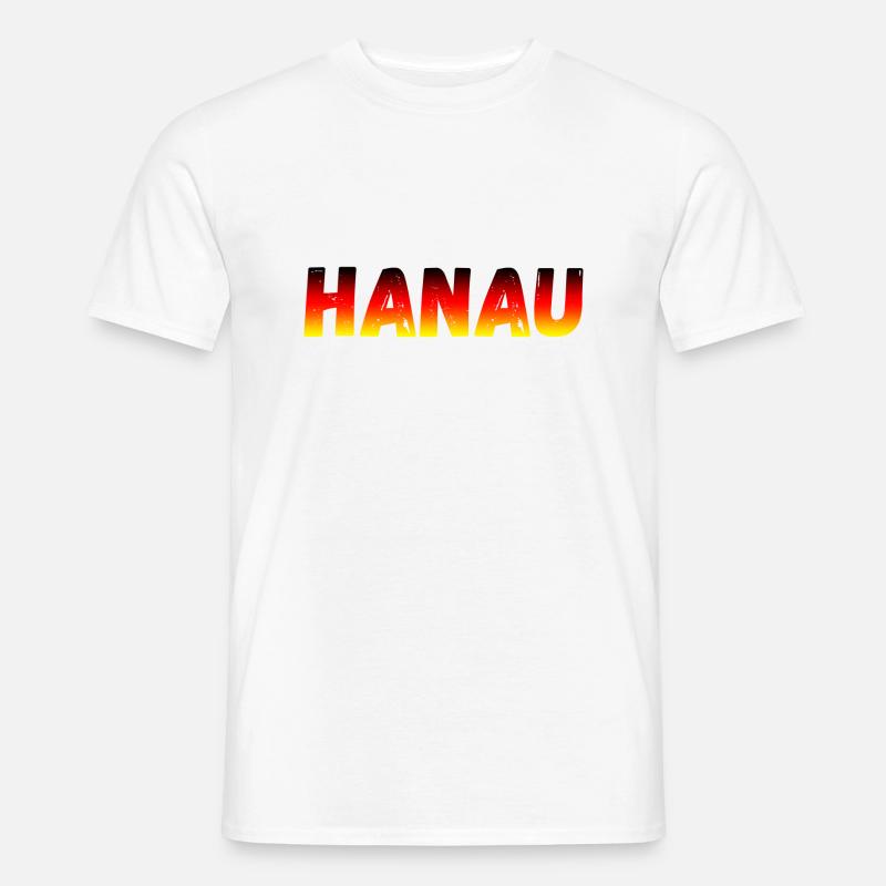 Hanau - Männer T-Shirt - Weiß