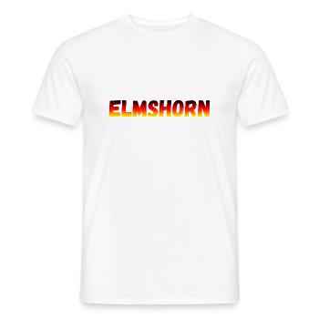 Elmshorn - Männer T-Shirt - Weiß - Vorne - AI Model Male 178 dark (178cm)
