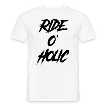 Cooles Bmx MTB Mountainbike Downhill bike Geschenk - Männer T-Shirt - Weiß - Vorne - AI Model Male 178 dark (178cm)