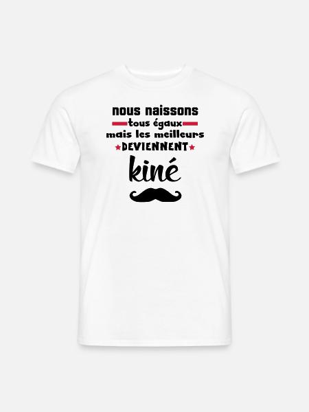 NOUS NAISSONS EGAUX - T-shirt homme - blanc
