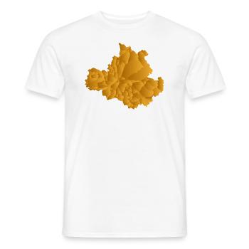 Dresden - Karte - Umriss - Sachsen - Landliebe - Männer T-Shirt - Weiß - Vorne - AI Model Male 178 dark (178cm)