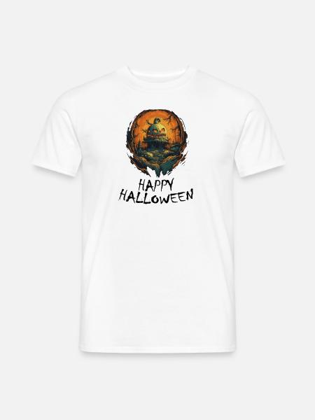 Halloween - Happy Halloween - Men's T-Shirt - white