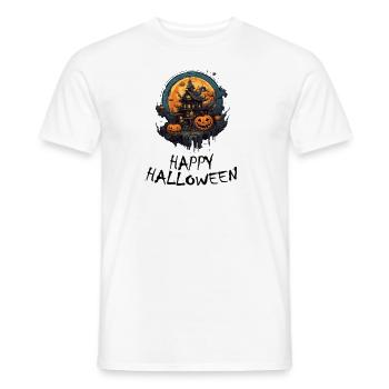 Halloween - Happy Halloween - Männer T-Shirt - Weiß - Vorne - AI Model Male 178 dark (178cm)