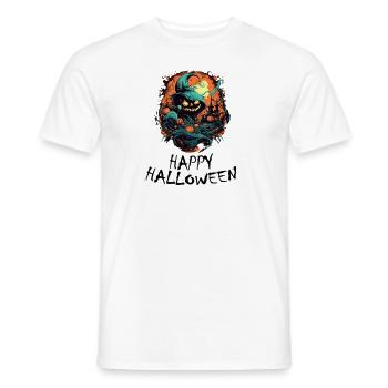 Halloween - Happy Halloween - Männer T-Shirt - Weiß - Vorne - AI Model Male 178 dark (178cm)