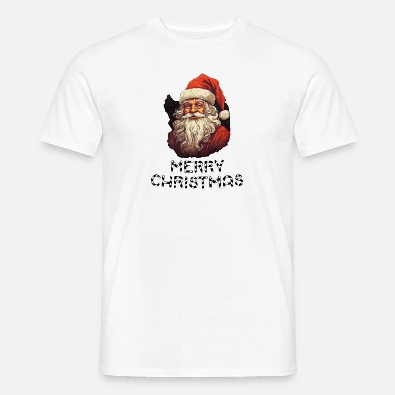 Weihnachtsmann - Marry Christmas - Männer T-Shirt - Weiß