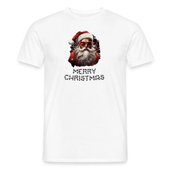 Santa Claus - Marry Christmas - Men's T-Shirt - white - Front - AI Model Male 178 dark (178cm)