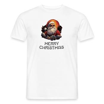 Weihnachtsmann - Marry Christmas - Männer T-Shirt - Weiß - Vorne - AI Model Male 178 dark (178cm)