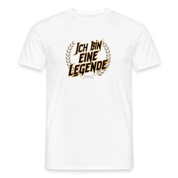 Je suis une légende - T-shirt homme - blanc - Devant - AI Model Male 178 dark (178cm)