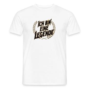 Je suis une légende - T-shirt homme - blanc - Devant - AI Model Male 178 dark (178cm)