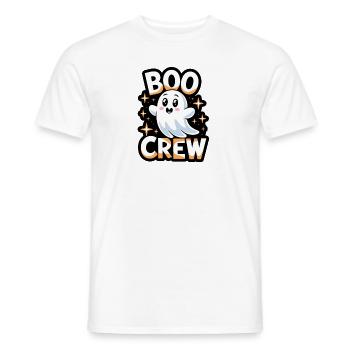 Doux fantôme – Boo Crew - T-shirt homme - blanc - Devant - AI Model Male 178 dark (178cm)