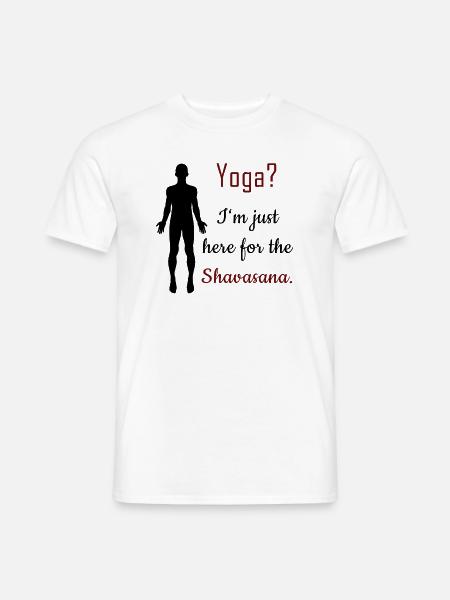 Yogi Yoga Teacher Shavasana Asana Meditation - Men's T-Shirt - white