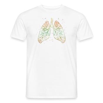 Organ Lunge - Männer T-Shirt - Weiß - Vorne - AI Model Male 178 dark (178cm)