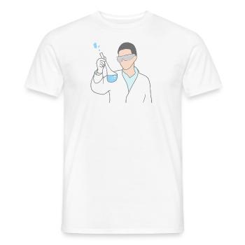Science Chimie chimique - T-shirt homme - blanc - Devant - AI Model Male 178 dark (178cm)