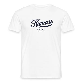 Retro Ghana Stadt - Vintage Kumasi - Männer T-Shirt - Weiß - Vorne - AI Model Male 178 dark (178cm)