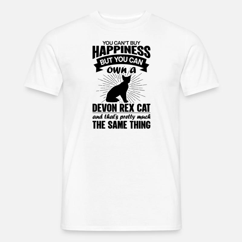 Kann Eine Devon Rex Katze Kaufen - Männer T-Shirt - Weiß