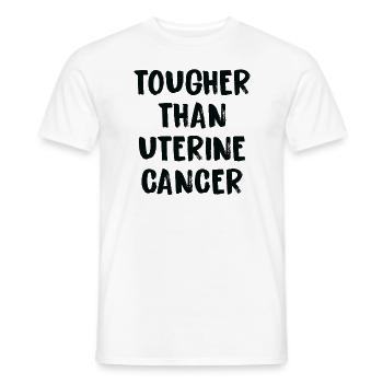Härter Als Gebärmutterkrebs - Männer T-Shirt - Weiß - Vorne - AI Model Male 178 dark (178cm)