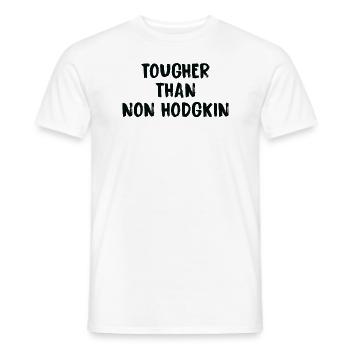 Harder Than Non-Hodgkin Cancer - Men's T-Shirt - white - Front - AI Model Male 178 dark (178cm)