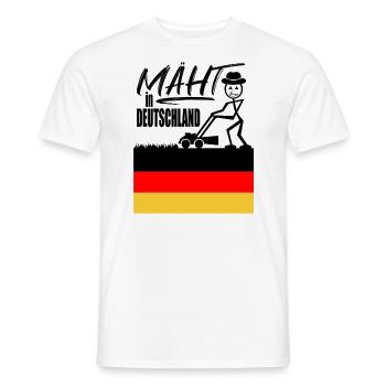 Mäht in Deutschland - Männer T-Shirt - Weiß - Vorne - AI Model Male 178 dark (178cm)