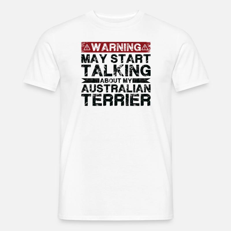 Apropos Australian Terrier - Männer T-Shirt - Weiß